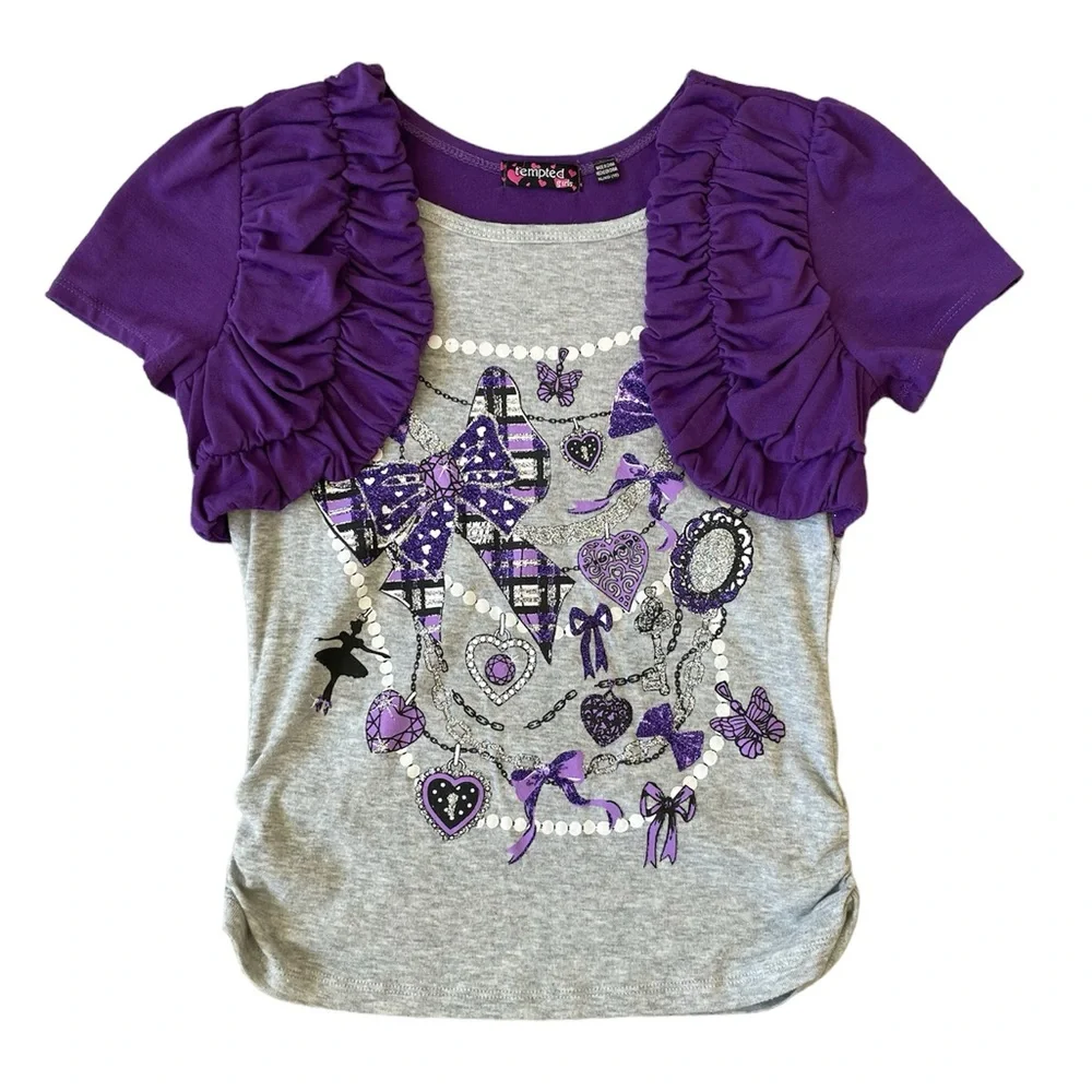 Girls’ Tempted Top and Skort Matching Set Size XL (16)